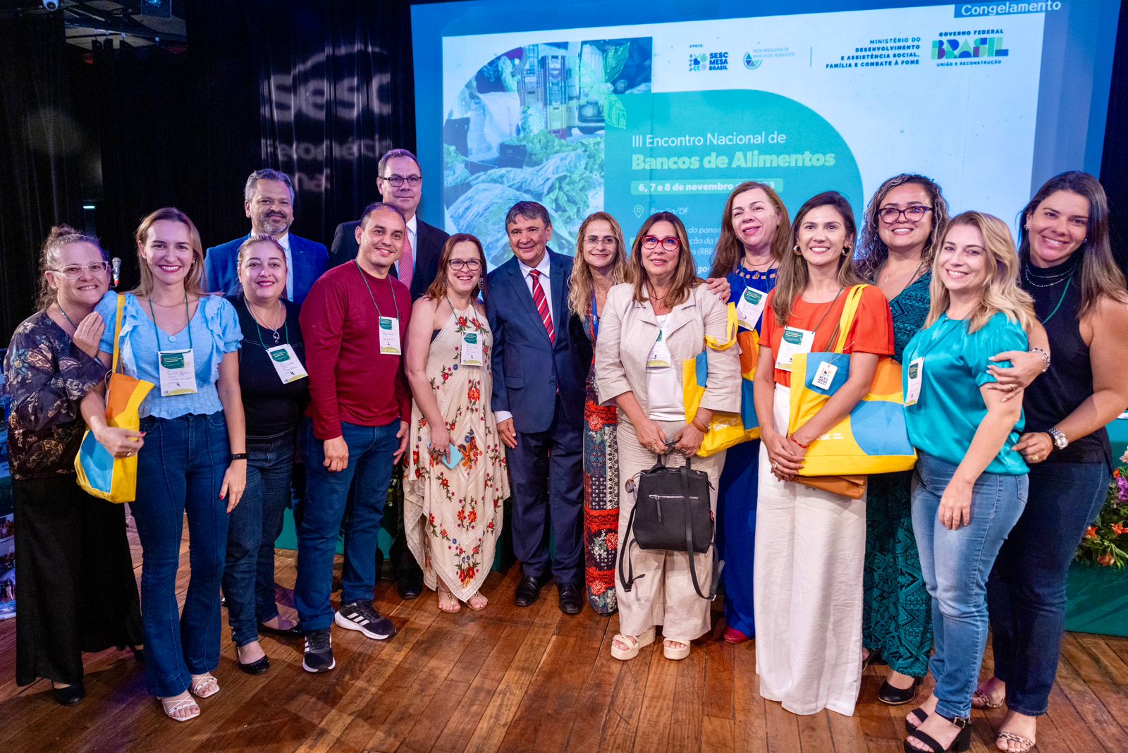 Participantes do 3º Encontro Nacional de Bancos de Alimentos